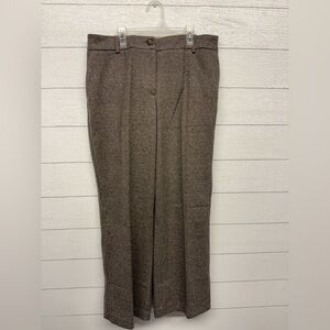 Hilary Radley Women's Brown Wide Leg Pants Size 12